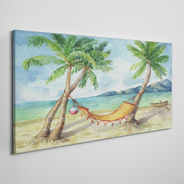 Bild auf leinwand Entspannung am tropischen Strand