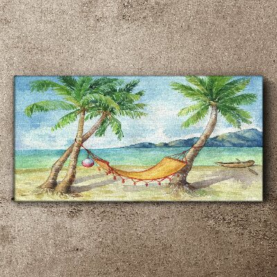Bild auf leinwand Entspannung am tropischen Strand