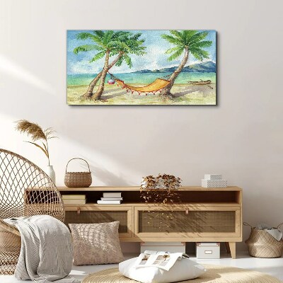 Bild auf leinwand Entspannung am tropischen Strand