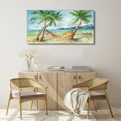 Bild auf leinwand Entspannung am tropischen Strand