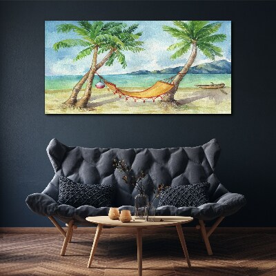 Bild auf leinwand Entspannung am tropischen Strand