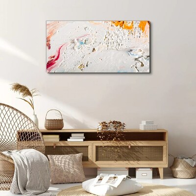 Foto auf leinwand Abstrakte Komposition aus Farben und Texturen