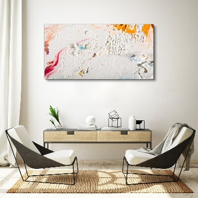 Foto auf leinwand Abstrakte Komposition aus Farben und Texturen