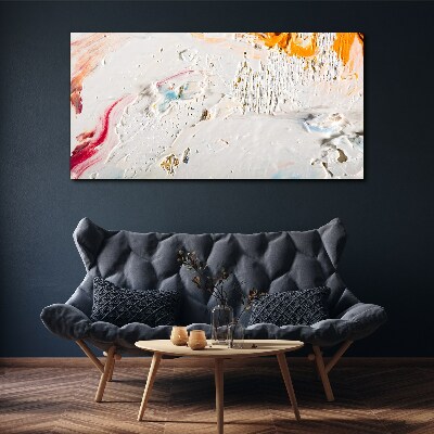 Foto auf leinwand Abstrakte Komposition aus Farben und Texturen
