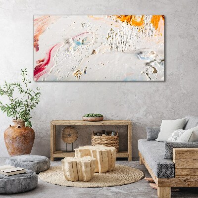 Foto auf leinwand Abstrakte Komposition aus Farben und Texturen