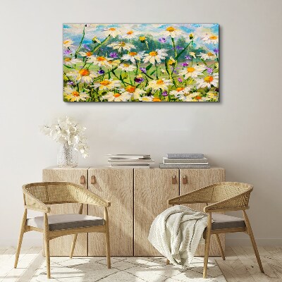 Foto leinwand Ein Blumenparadies in der Sommersonne