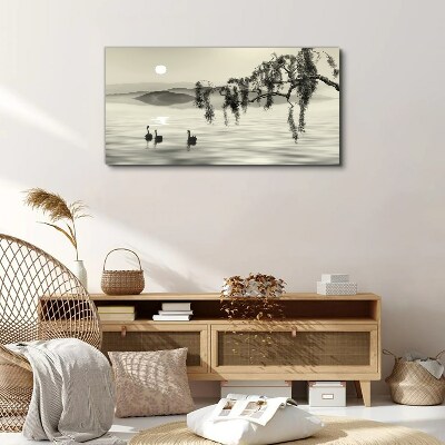 Foto auf leinwand Stille am Wasser