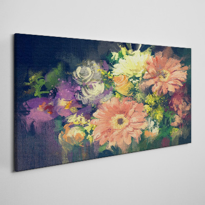 Foto auf leinwand Florale Farbexplosion