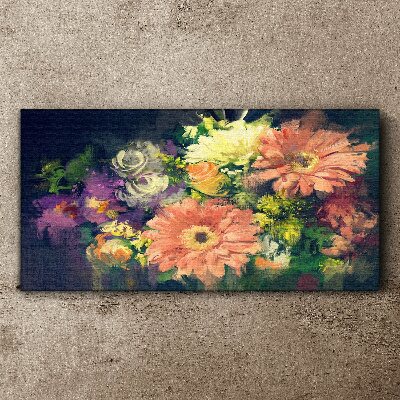 Foto auf leinwand Florale Farbexplosion