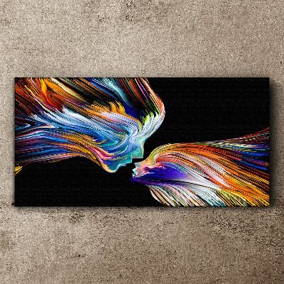 Foto auf leinwand Die Farben der Liebe und Emotionen