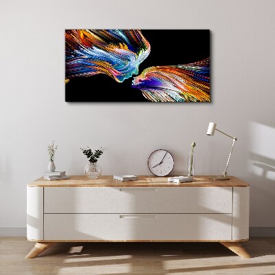 Foto auf leinwand Die Farben der Liebe und Emotionen