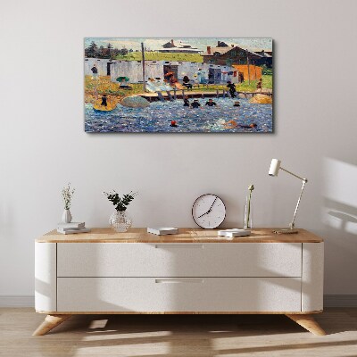 Bild auf leinwand Ein Sommertag am See