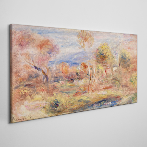 Foto auf leinwand Landschaft in Pastelltönen