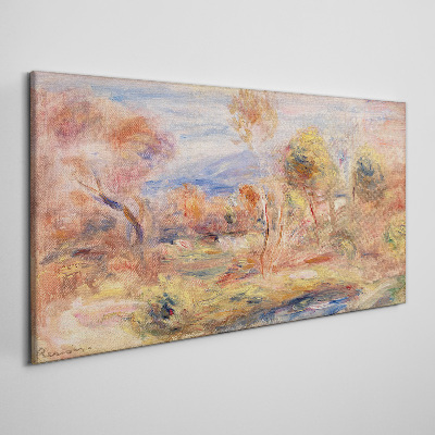 Foto auf leinwand Landschaft in Pastelltönen