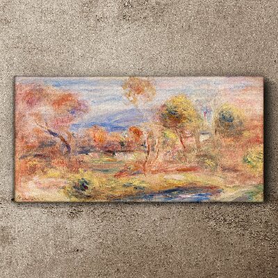 Foto auf leinwand Landschaft in Pastelltönen
