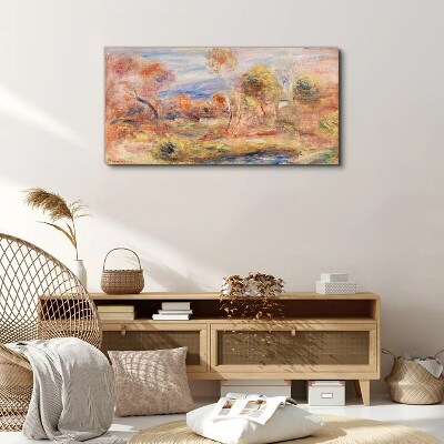 Foto auf leinwand Landschaft in Pastelltönen