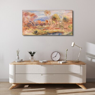 Foto auf leinwand Landschaft in Pastelltönen