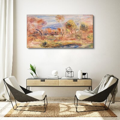Foto auf leinwand Landschaft in Pastelltönen