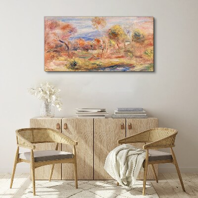 Foto auf leinwand Landschaft in Pastelltönen
