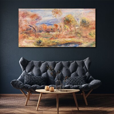 Foto auf leinwand Landschaft in Pastelltönen