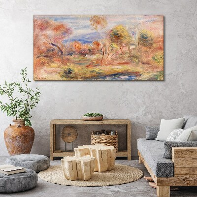 Foto auf leinwand Landschaft in Pastelltönen