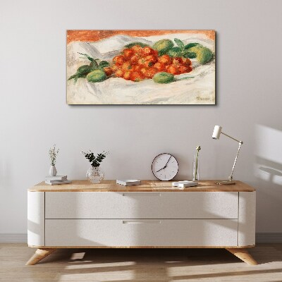 Foto auf leinwand Fruchtbouquet auf weißem Hintergrund