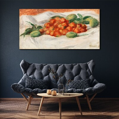 Foto auf leinwand Fruchtbouquet auf weißem Hintergrund