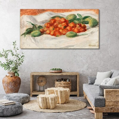 Foto auf leinwand Fruchtbouquet auf weißem Hintergrund