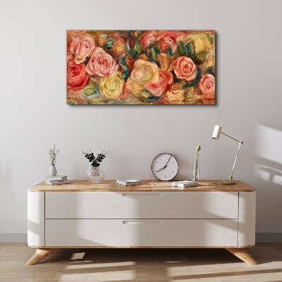 Bild auf leinwand Blumenstrauß aus Rosen