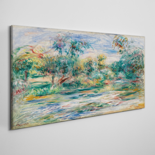Foto auf leinwand Sommerlandschaften in Pastellfarben
