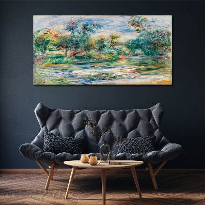Foto auf leinwand Sommerlandschaften in Pastellfarben