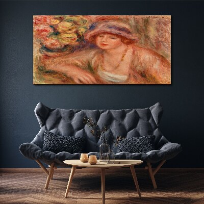 Foto auf leinwand Frau mit Hut