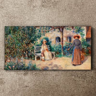 Foto auf leinwand Sommernachmittag im Garten