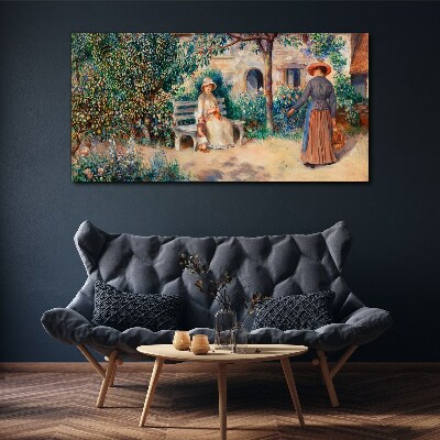 Foto auf leinwand Sommernachmittag im Garten
