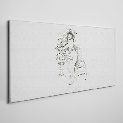 Foto auf leinwand Figur in Bewegung