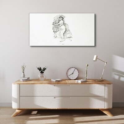 Foto auf leinwand Figur in Bewegung