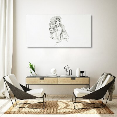 Foto auf leinwand Figur in Bewegung