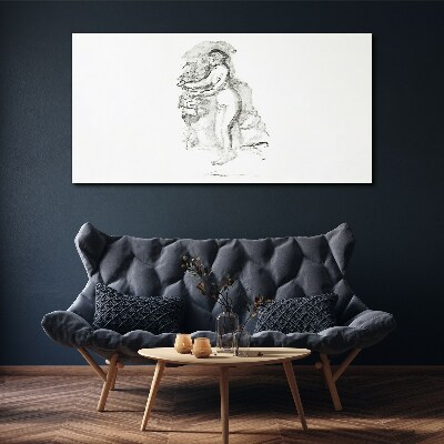 Foto auf leinwand Figur in Bewegung
