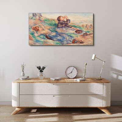 Foto auf leinwand Kinderträume auf der Wiese