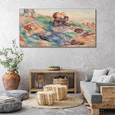 Foto auf leinwand Kinderträume auf der Wiese