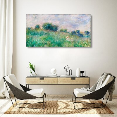 Foto leinwand Wiese in der Sonne