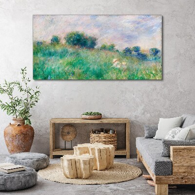 Foto leinwand Wiese in der Sonne