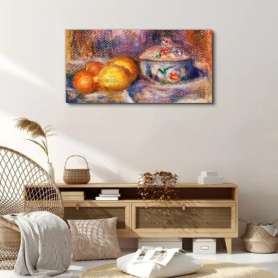 Foto auf leinwand Stillleben mit Zitronen