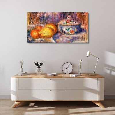 Foto auf leinwand Stillleben mit Zitronen