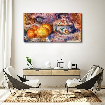 Foto auf leinwand Stillleben mit Zitronen