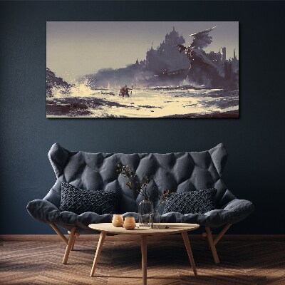 Foto auf leinwand Ein mystisches Land zwischen den Wellen
