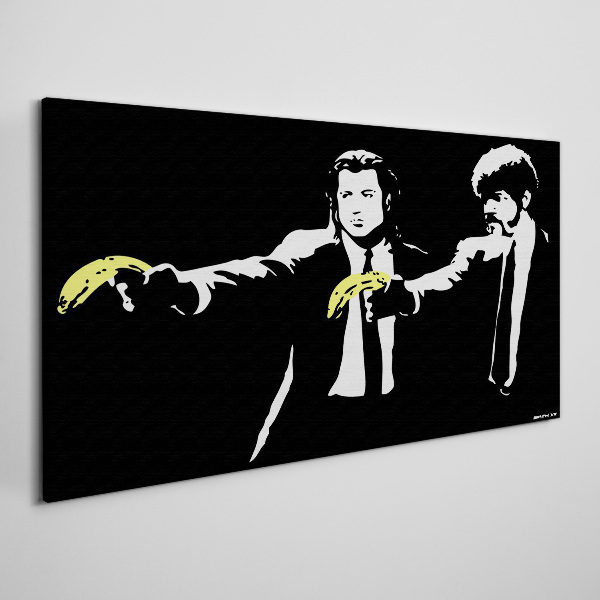 Foto auf leinwand Pop-Art-Bananen