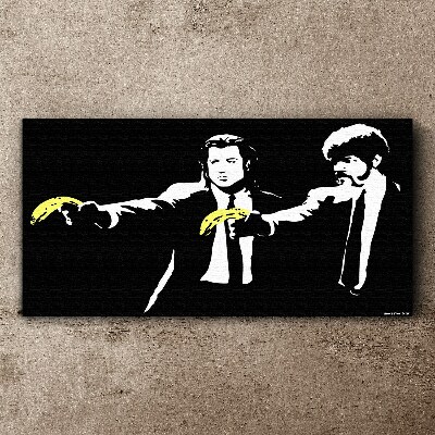 Foto auf leinwand Pop-Art-Bananen
