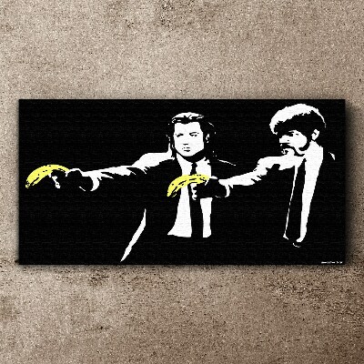 Foto auf leinwand Pulp Fiction Banksy