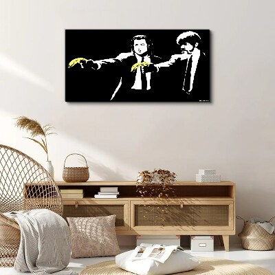Foto auf leinwand Pop-Art-Bananen
